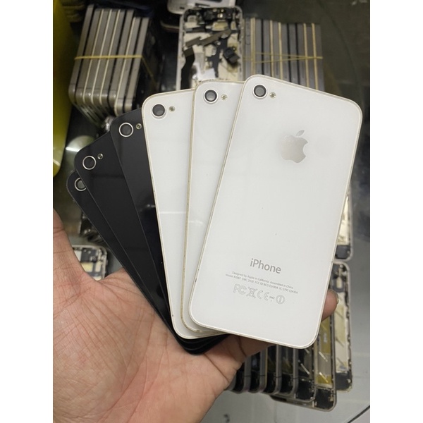 Nắp Lưng IP Táo 4G / 4S Zin Bóc Máy 98% Tặng Kèm Ốc Đích Zin