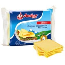 Phô Mai Lát Processed Cheddar Anchor 12 Miếng