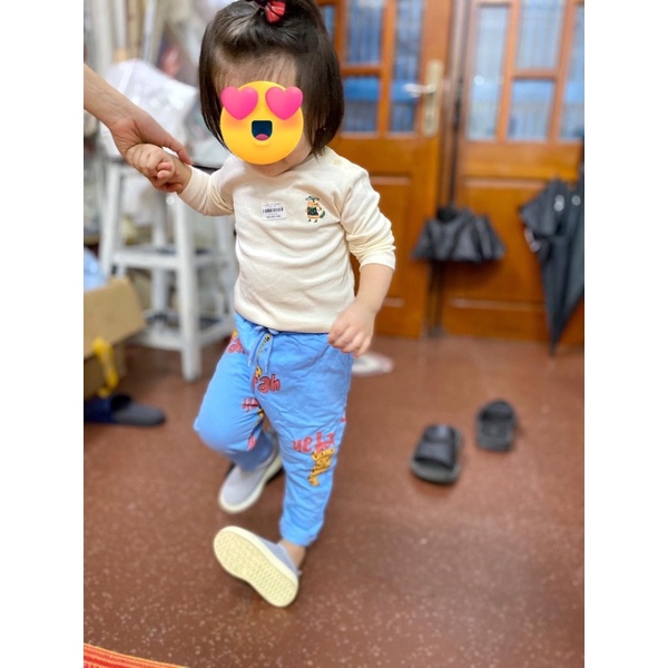 Quần nỉ  họa tiết các loại bé trai bé gái MM2