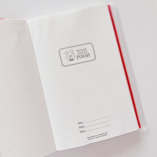 Sổ/ bookmark/ stickers gấu Pooh Daiso Hàn | Tiny Strawee