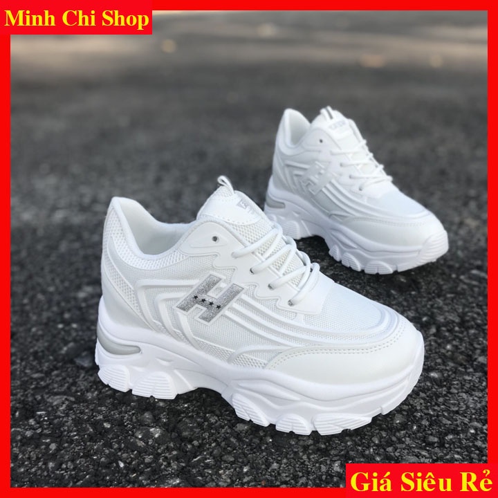 Giày độn đế nữ phong cách trẻ 2022 đế cao 7cm