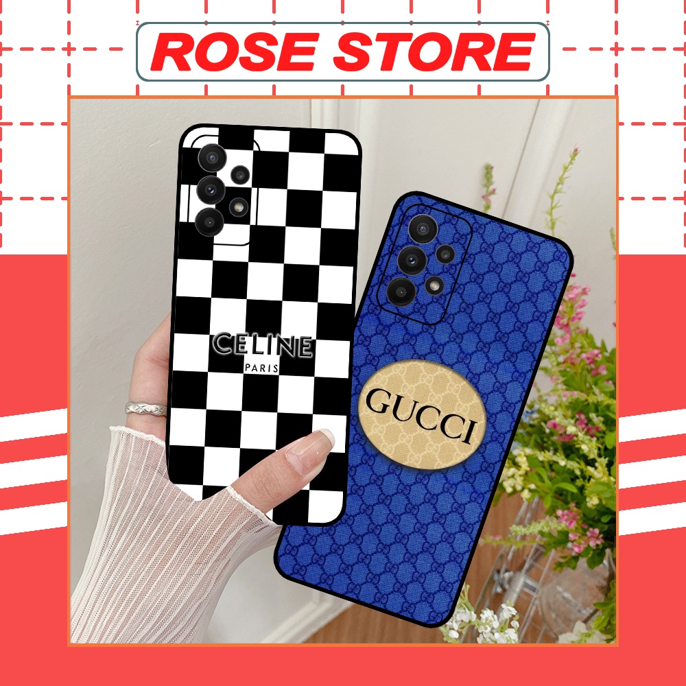 Ốp lưng Samsung A13 / A23 / A33 5G / A53 5G / A73 5G in hình thương hiệu thời trang cá tính LV,GC...