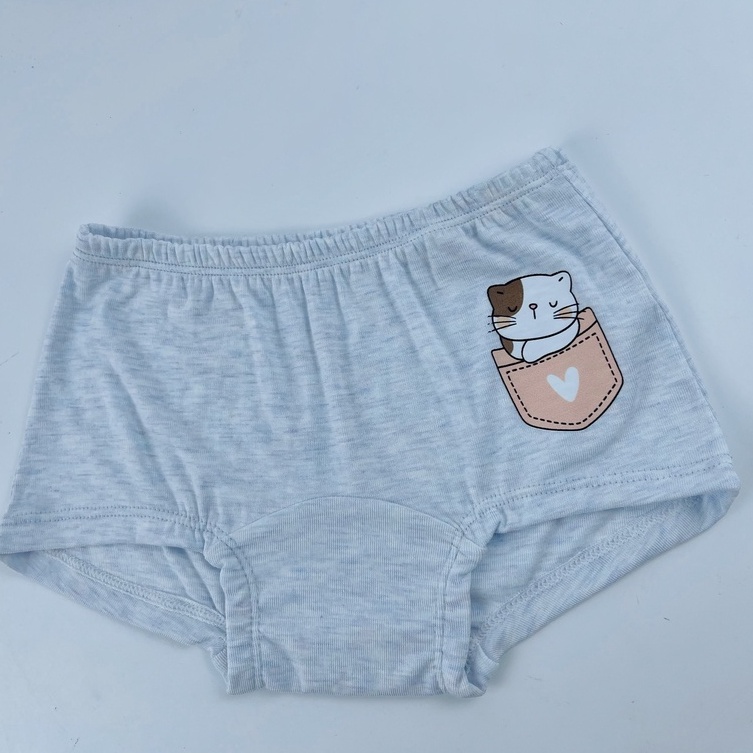 Set 3 quần chip đùi bé gái, chip sợi gỗ sồi mềm mại, thoáng mát, made in Vietnam