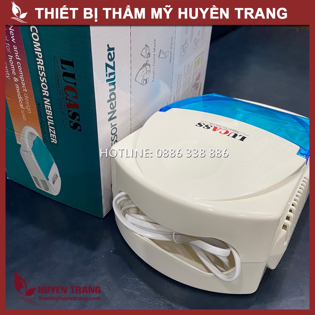 Máy Hút Mụn LUCASS Lực Hút Mạnh Công Suất Lớn, Lực Hút Khỏe Bảo Hành 2 năm - Thẩm Mỹ Huyền Trang NANOCEE