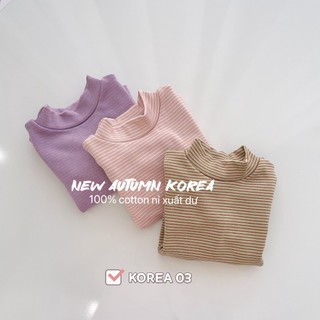 SET 3 ÁO GIỮ NHIỆT KẺ HÀN CHO BÉ