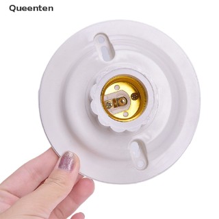 Queenten E27 Giá đỡ bóng đèn LED Ổ cắm tròn E27 Đế đèn Ổ cắm vít QT