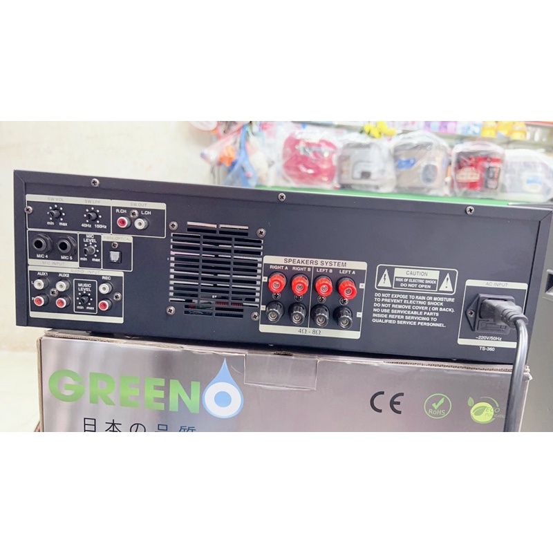 Đẩy liền vang JA S6-500 EXTRA bluetooth usb line optical chống hú mic