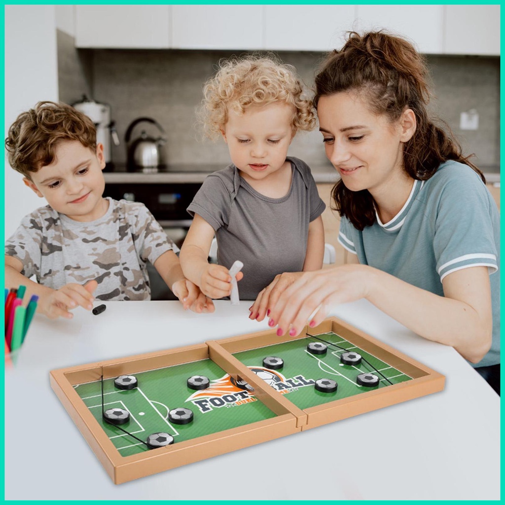 Bộ Trò Chơi Ném Bóng Đá Mini Foosball Với 10 Dây Đeo