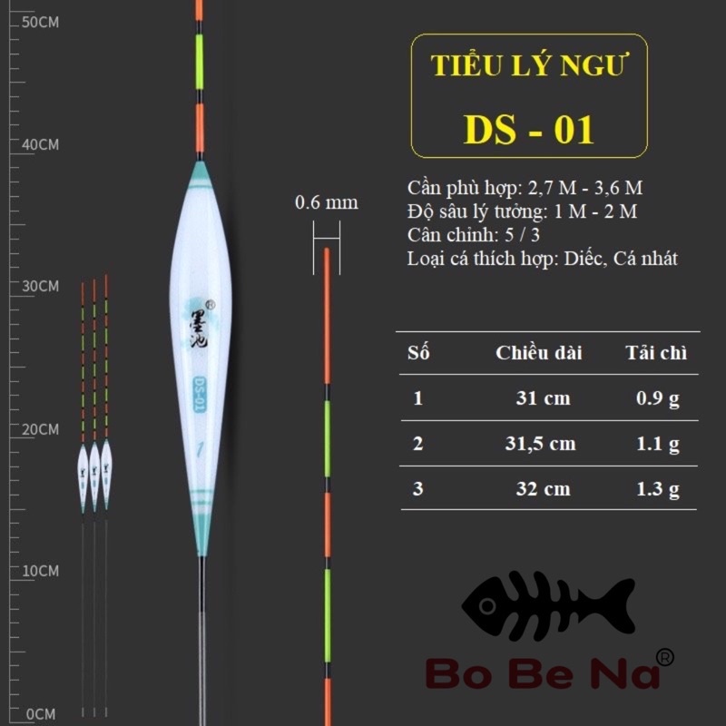 Phao câu cá Diếc - Cá Nhát DS-01
