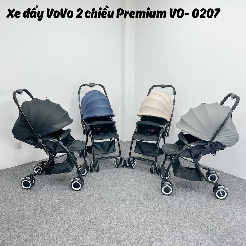 Xe đẩy Vovo 2 Chiều Premium Vo-0207 Bản Nâng Cấp Mới Nhất 2022 thumbnail
