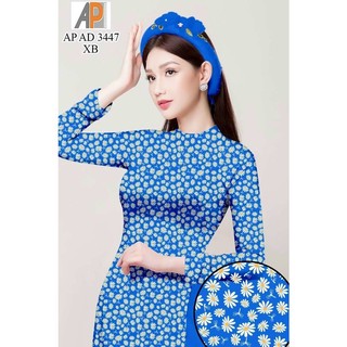 Vải may áo dài cúc họa mi