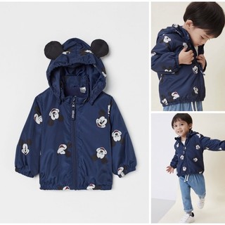 Áo khoác có mũ hoạ tiết mickey xinh xắn cho bé trai săn sale China sz 12-18m