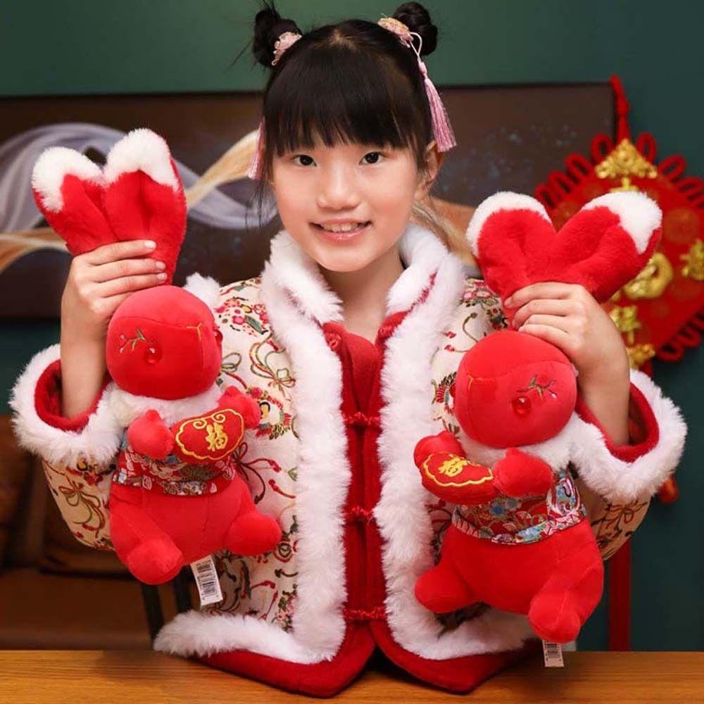 DARNELL Thỏ Nhồi Bông Chất Liệu Cotton Mềm Mại Trang Trí Nhà Cửa