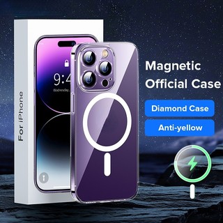 Ultra Ốp Điện Thoại Mềm Trong Suốt Có Vòng Nam Châm Cho iphone 15 14 pro max 13 12 pro max 11pro max xr xs max se 2020 mag