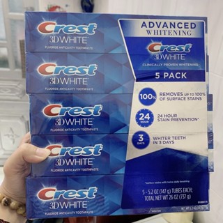 Kem đánh răng Crest 3D White Advanced 147g
