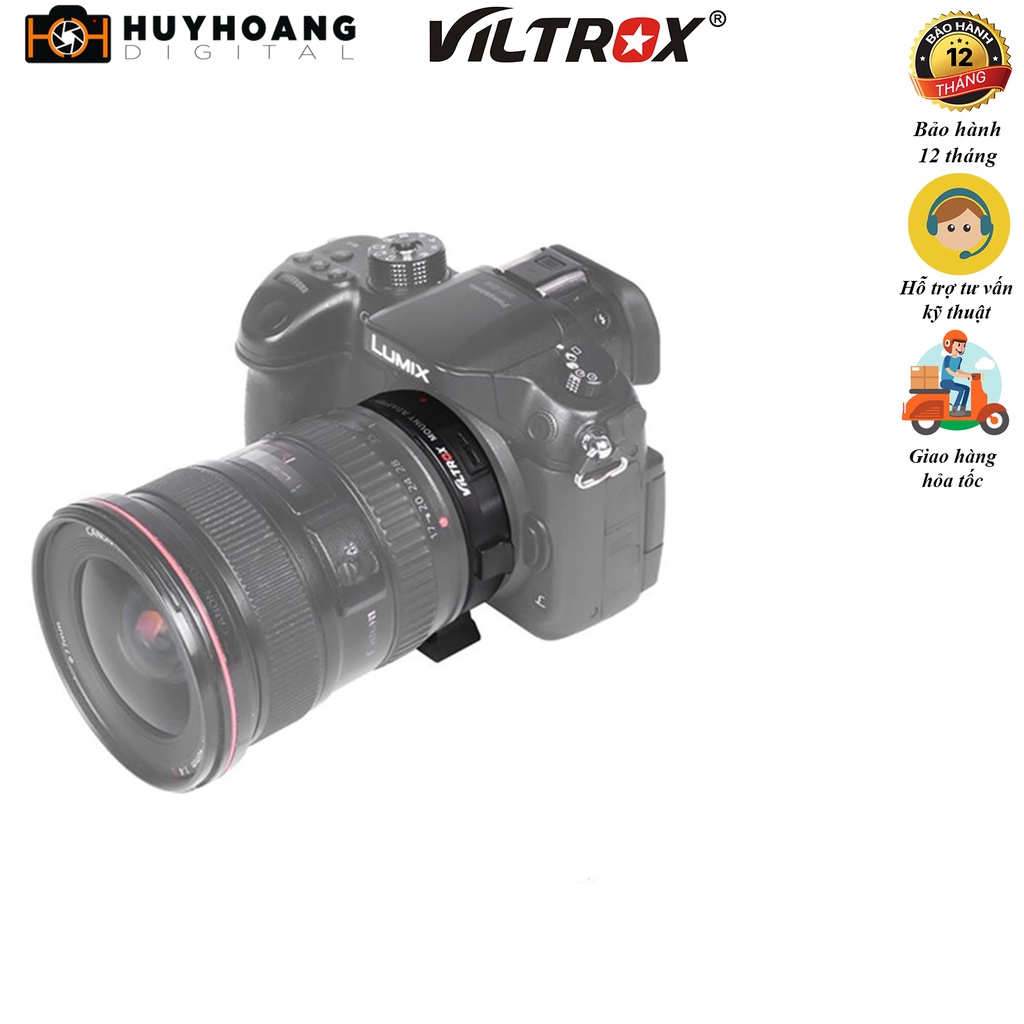 MOUNT VILTROX EF-M2 II FOR M4/3 FOCAL REDUCER SPEED BOOSTER - HÀNG CHÍNH HÃNG