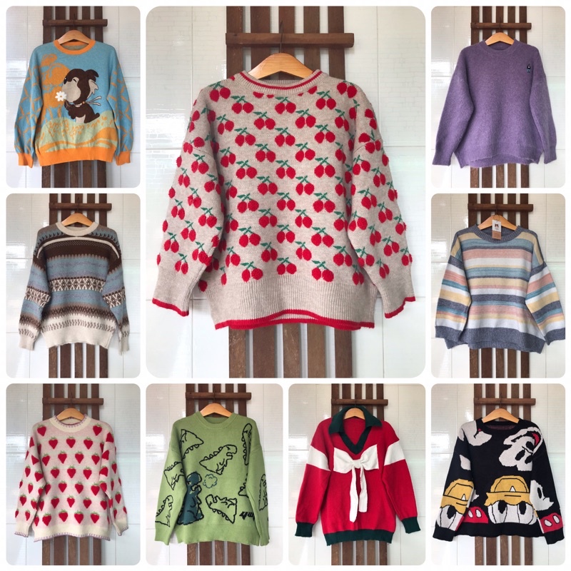 [2Hand Chọn Mẫu] Áo Len Sweater Cao Cấp ⭐️⭐️⭐️