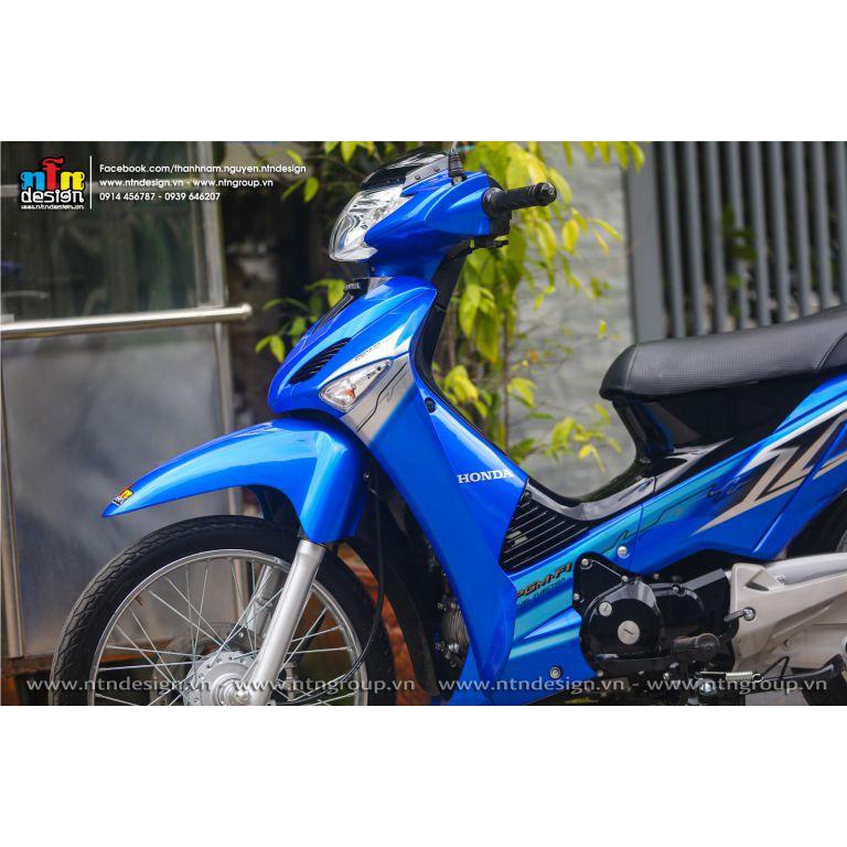 TEM RỜI mẫu zin Thái Wave 125i xanh - dán cho Future