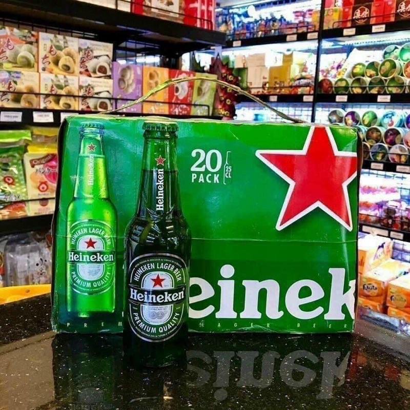 [GIAO HOẢ TÔC ]Heineken Pháp Chai 250ml- Thùng 20 chai