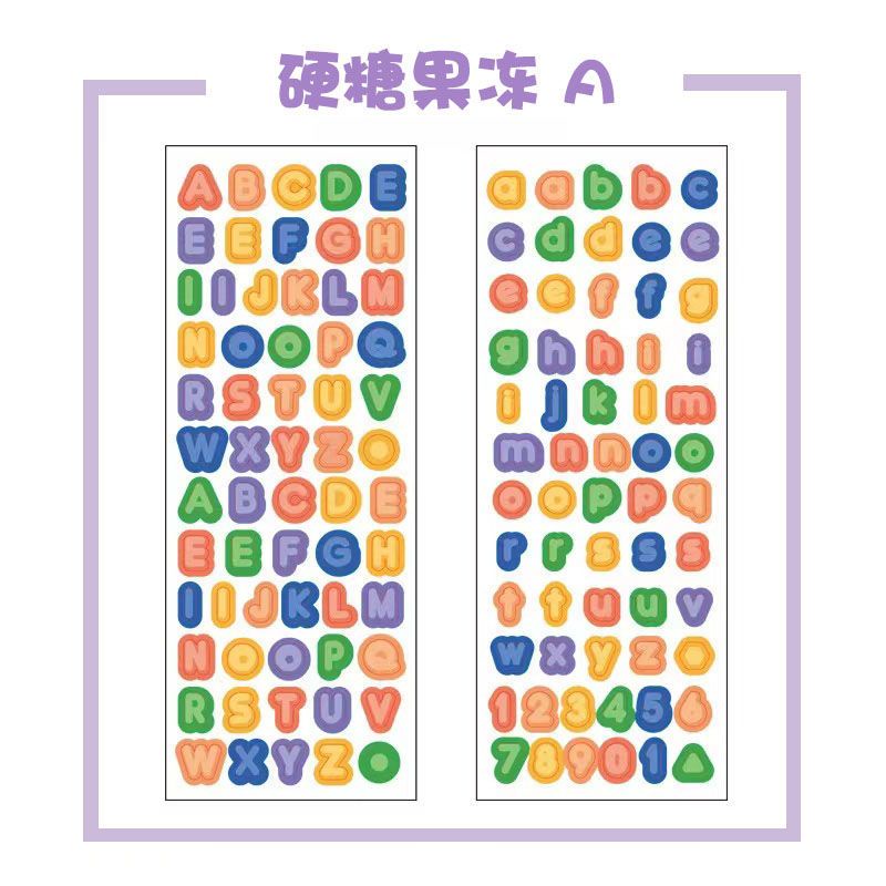 Miếng Dán Nút Bàn Phím Máy Tính / Laptop Họa Tiết Hoạt Hình Màu Trắng Đen Chống Thấm Nước