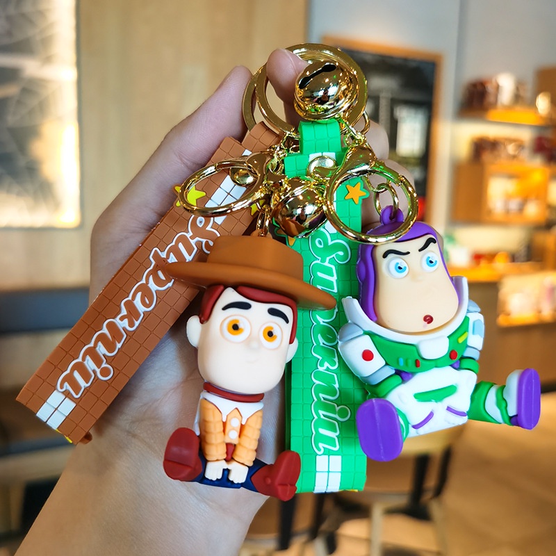 Móc Khóa Silicon Hình Nhân Vật Hoạt Hình Toy Story Xinh Xắn