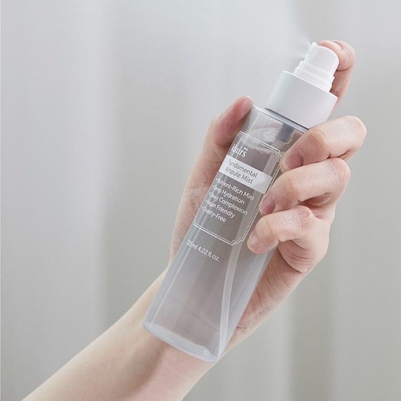Xịt khoáng nuôi dưỡng làn da căng sáng bóng Klairs Fundamental Ampule Mist
