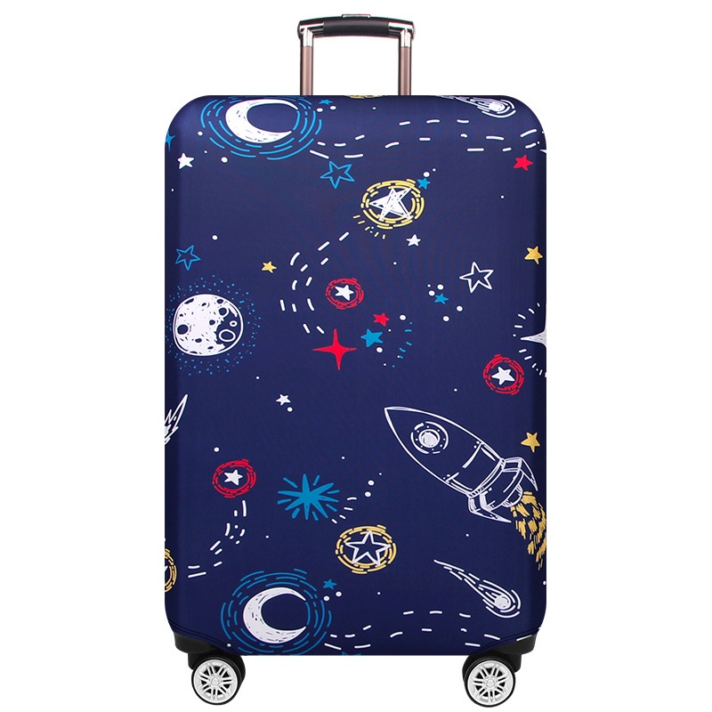 Túi bọc bảo vệ vali - Áo trùm vali - Adventure 3 chú gấu mầu xanh lá