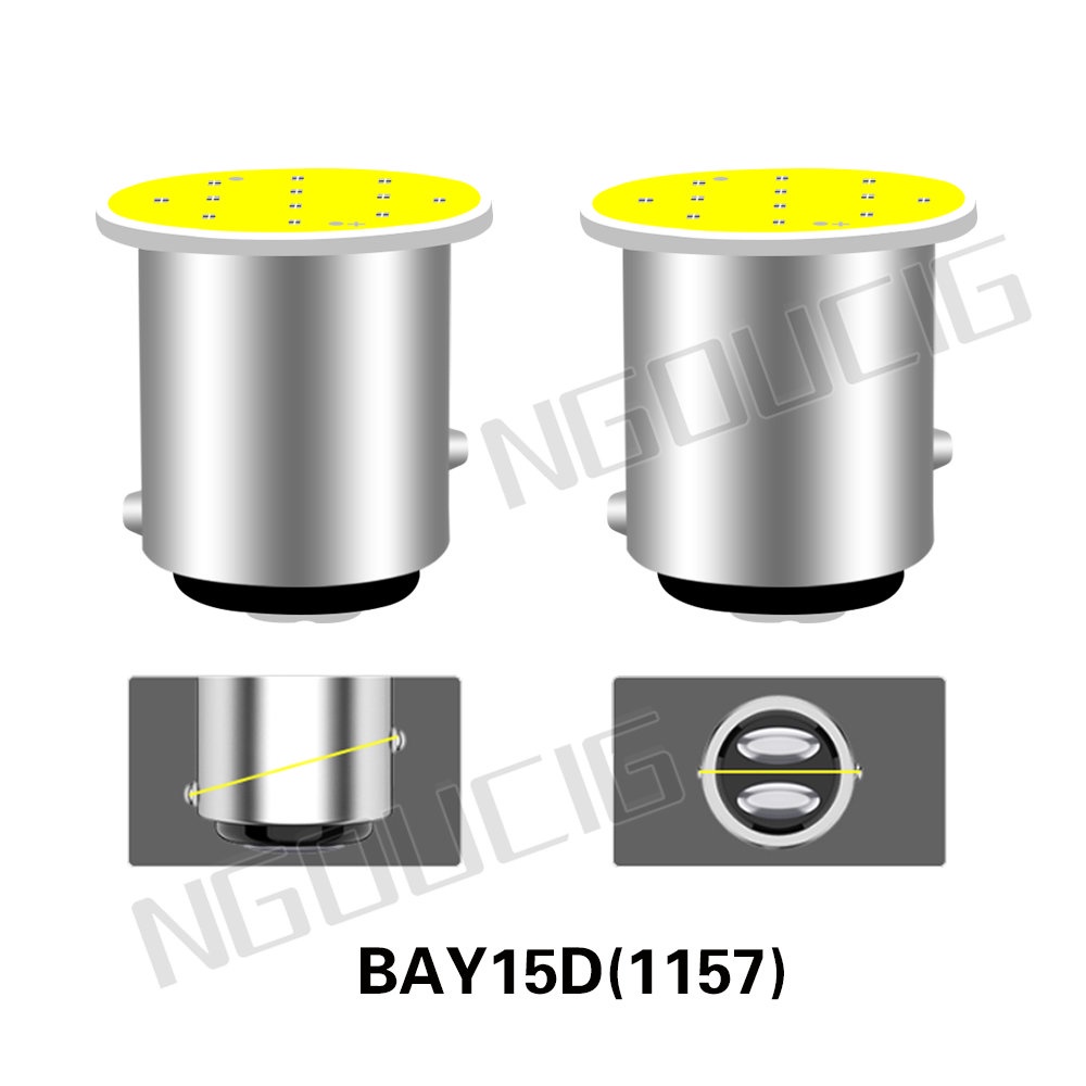 Đèn LED Tín Hiệu Phanh Xe Siêu Sáng 1156 BA15S 1157 BAY15D Dành Cho Ô Tô Xe Máy