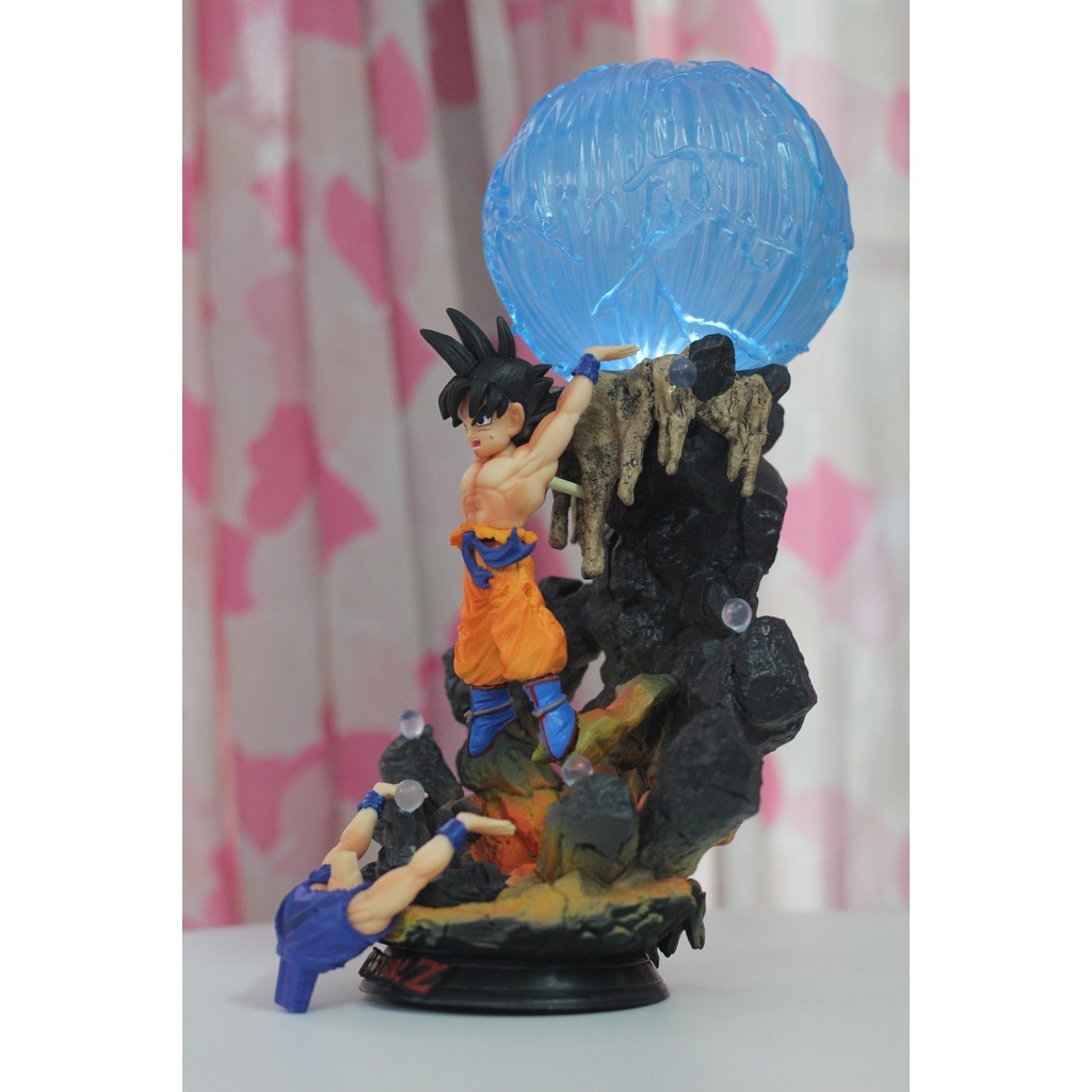 Mô hình Goku nâng cầu có led cao 24cm 2 thân thay thế - Mô hình Dragon Ball
