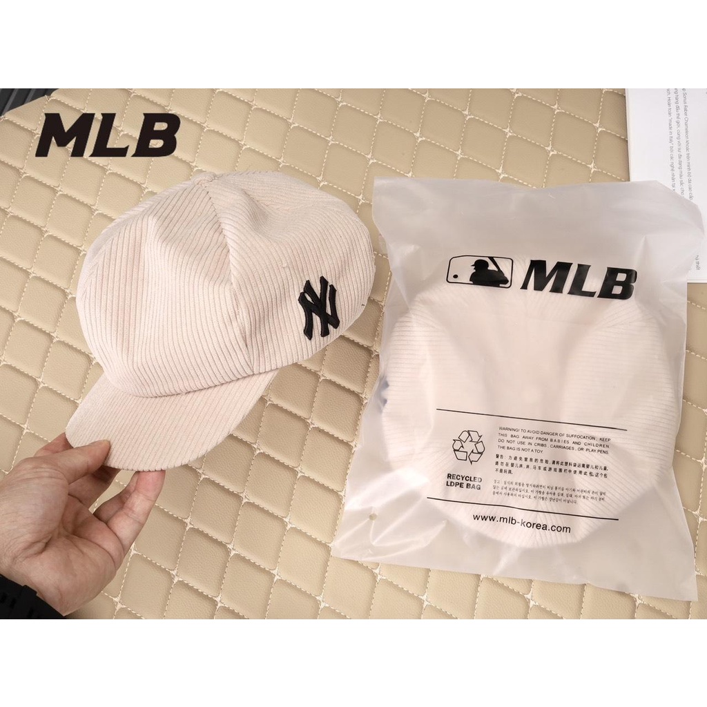 Mũ Nồi Có Mũi Chất Nhung Gân Màu Đen/Nâu/Be Thêu Logo Nổi Dn.Storevnxk