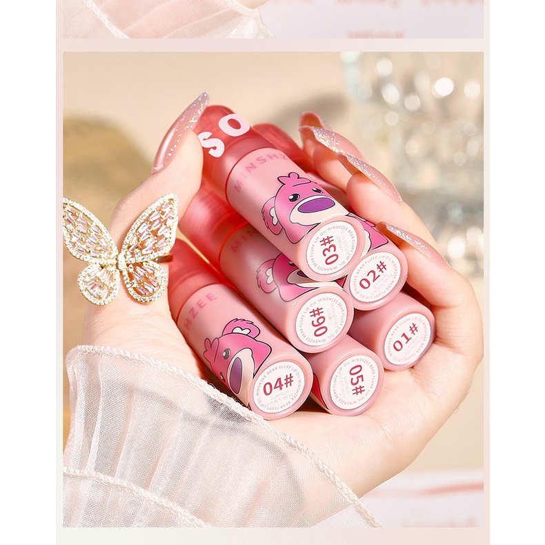 Son Môi Ming Xizhi Chất Nhung Lì Lâu Trôi Không Dính Thành Cốc Không Phai Màu Cho Nữ