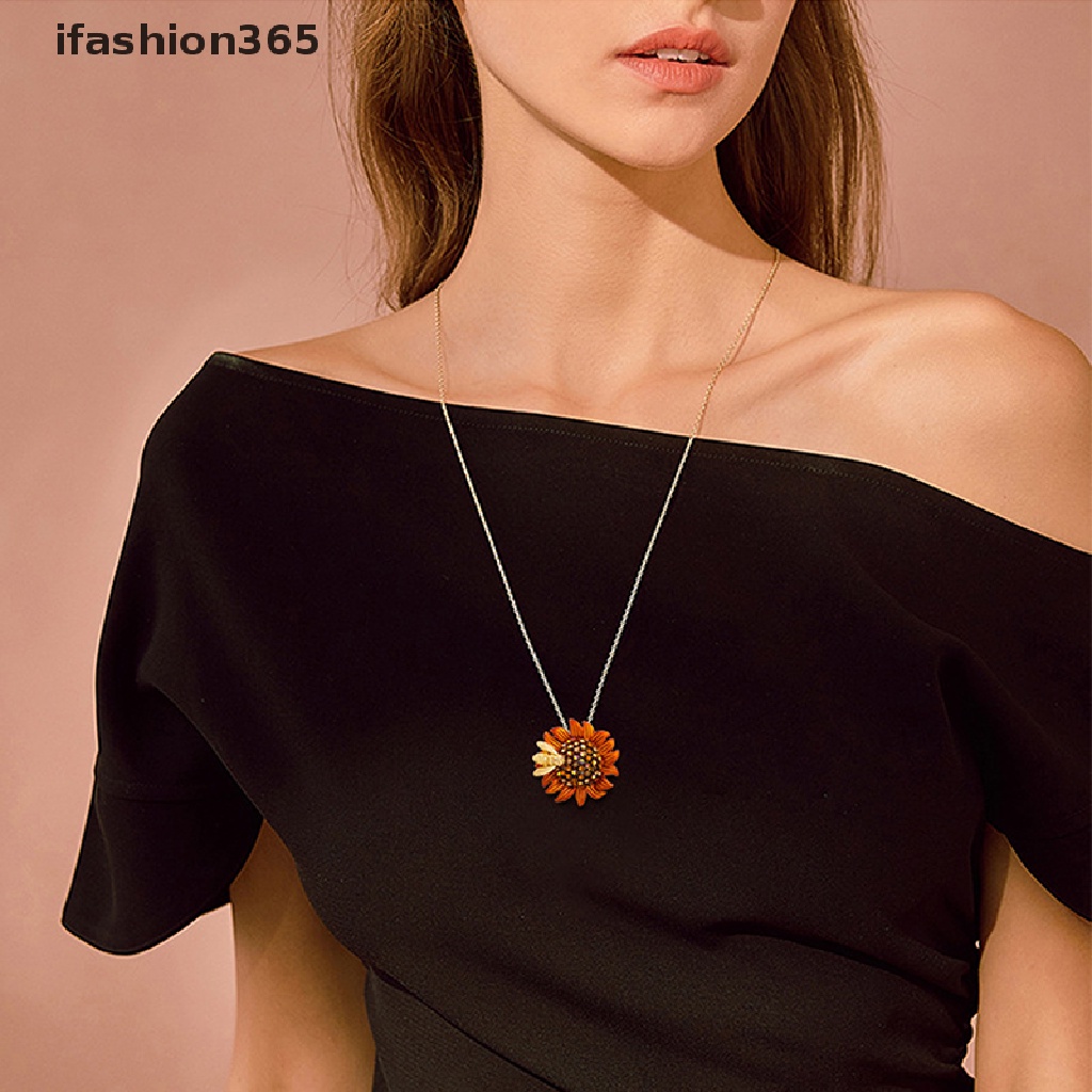 Ghim Cài Áo Hình Hoa Hướng Dương Đính Đá Thời Trang Cho Nam Và Nữ ifashion365