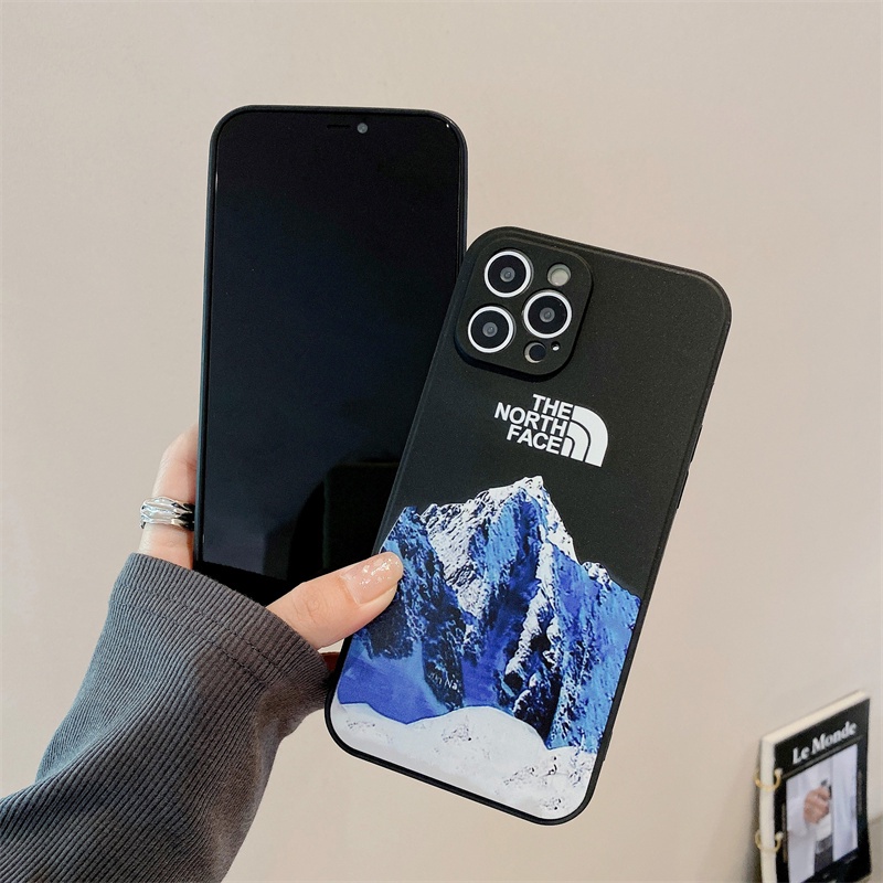 Ốp Điện Thoại Silicone Mềm In Hình The North Face Cho iPhone 14 Pro Max 13 12 11 Pro Max X XR 6 7 8 Plus