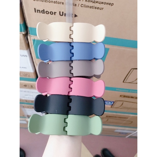 Sỉ 12 kẹp càng cua 3răng 5răng trơn bóng nhám hàng đẹp