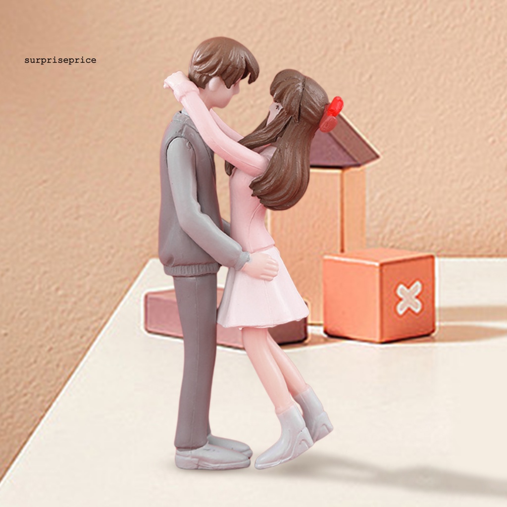 1 Cặp Tượng Cặp Đôi Tình Nhân Tinh Tế Trang Trí Nhà Cửa / Văn Phòng