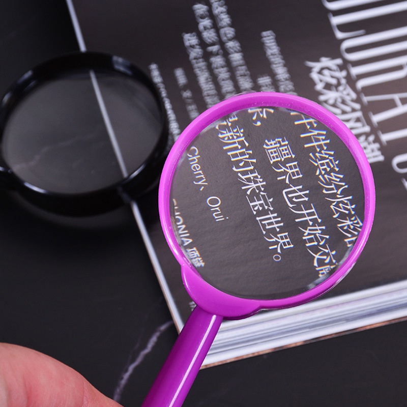 Móc Khóa Mặt Kính Lúp Phóng Đại Nhiều Màu Sắc Độ Phân Giải Cao Nhỏ Gọn Tiện Dụng Cho Bé