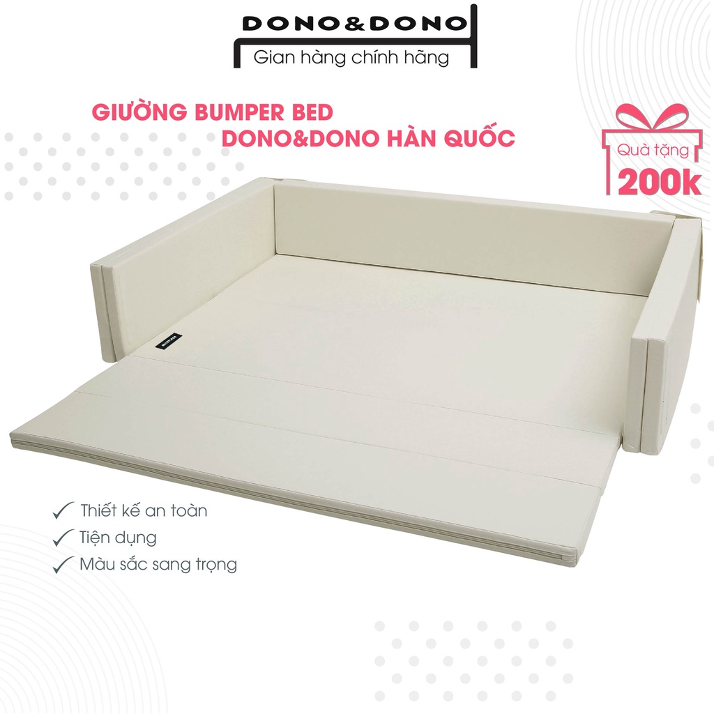 Giường Bumper Bed Bảo Vệ Bé Yêu An Toàn Yên Tâm Vui Chơi, Phát Triển - Thương hiệu Dono&Dono Hàn Quốc