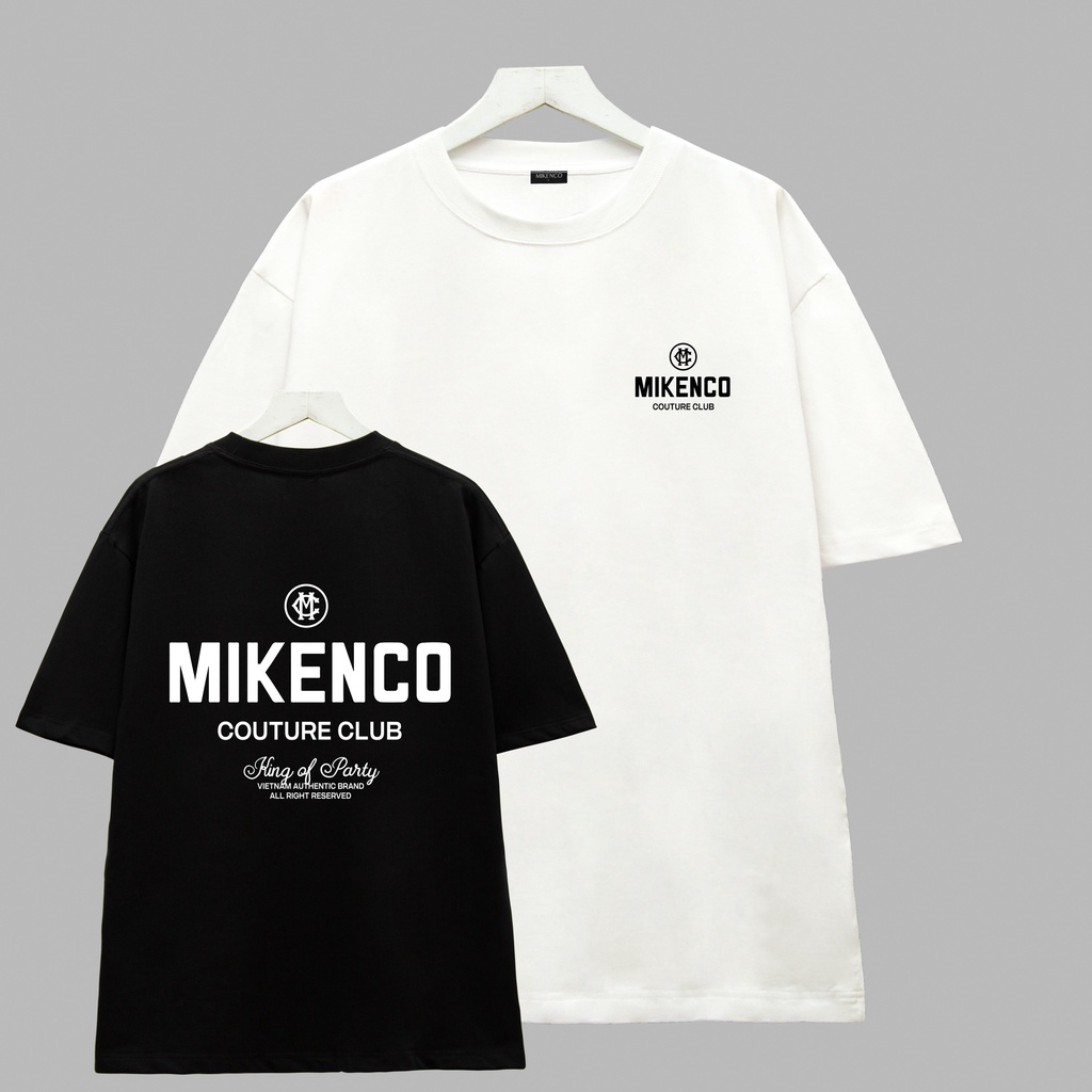 Áo thun MIKECO COUTURE CLUB YGGENZ shop , Áo thun unisex nam nữ from rộng oversize chất liệu cotton 100%