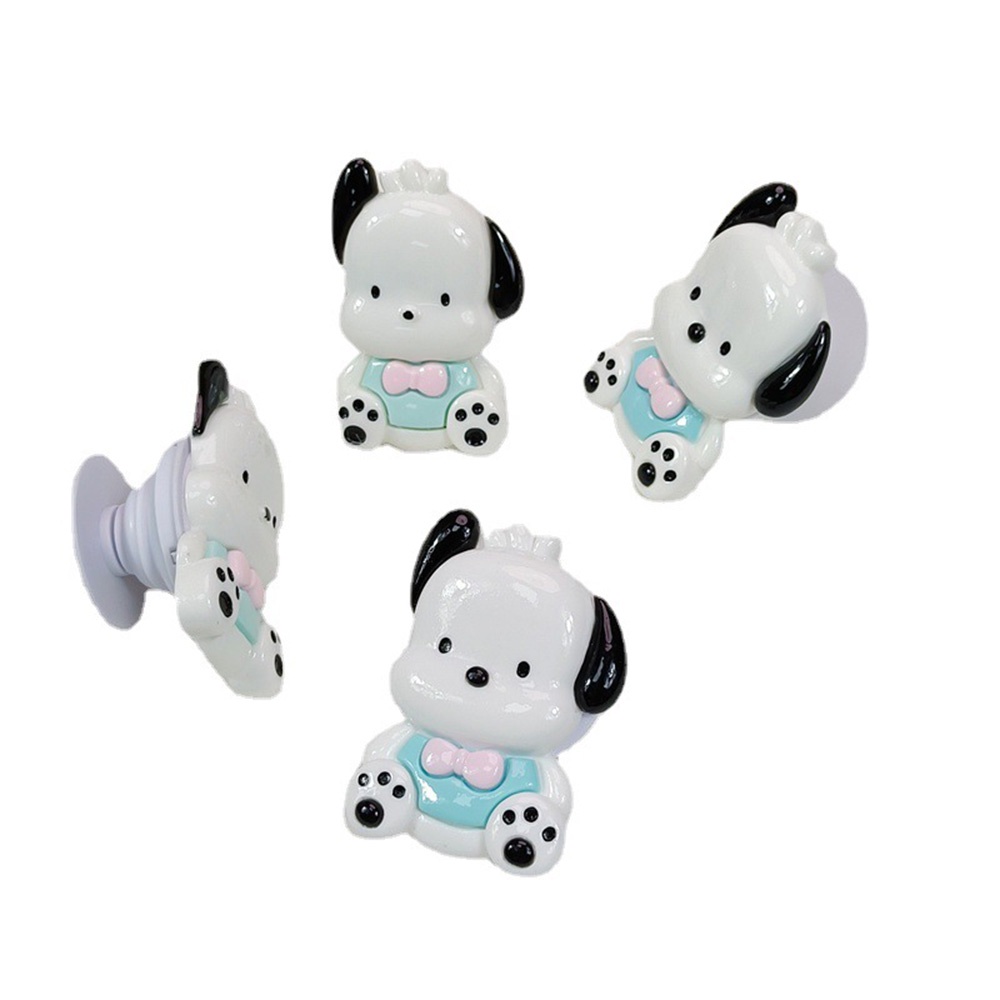 Pacha Giá Đỡ Điện Thoại Bằng Nhựa Resin Hình Chú Chó Hoạt Hình Dễ Thương Để Bàn Phát Sóng Trực