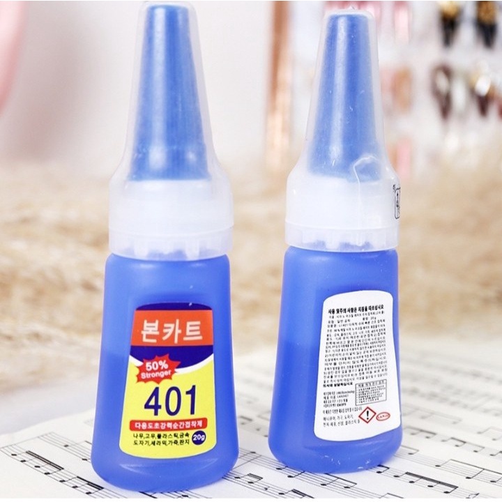 Keo Dán Móng 401 Siêu Chắc Keo Dán Đa Năng Thiết Kế Nhỏ Gọn Thuận Tiện