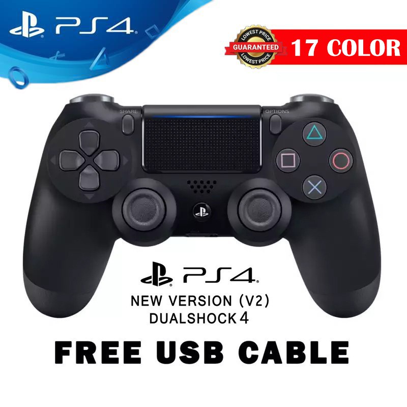 Bộ Điều Khiển Chơi Game Không Dây PS4 DualShock PS 4 Hỗ Trợ PC
