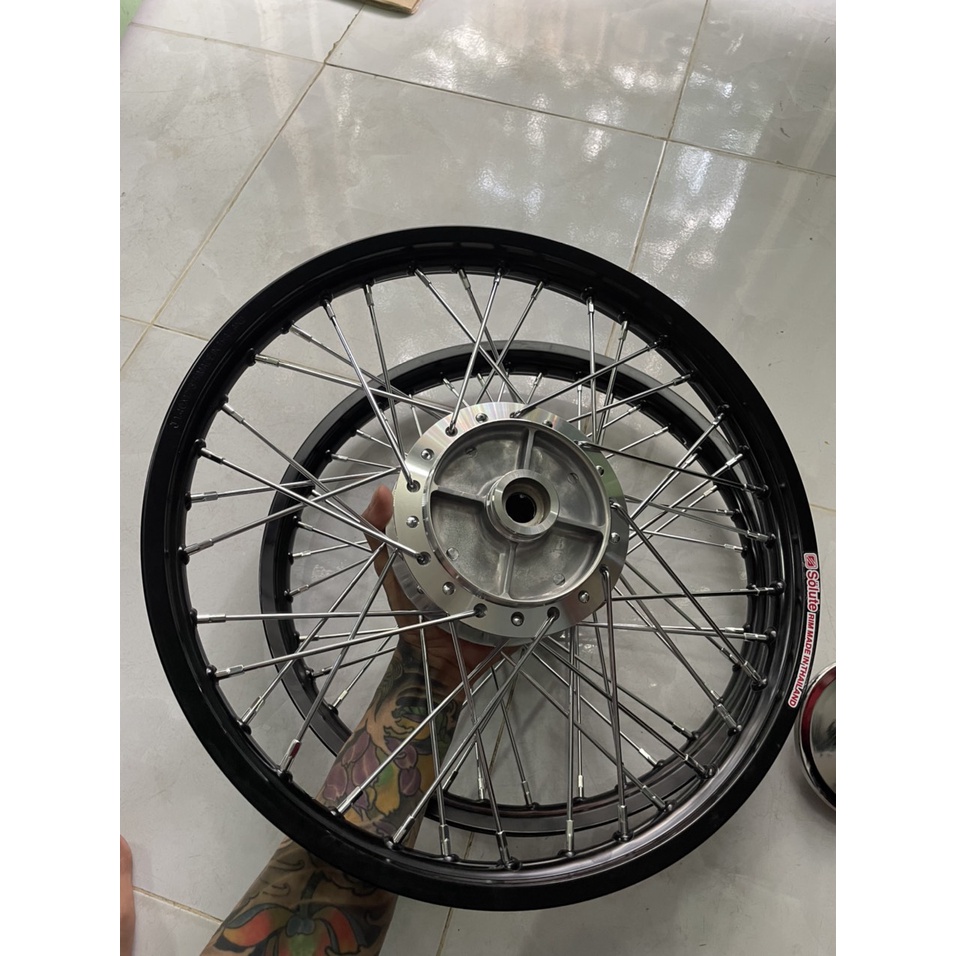 CĐN trước đĩa sau đùm crom dành cho wave 100 và dream và wave s