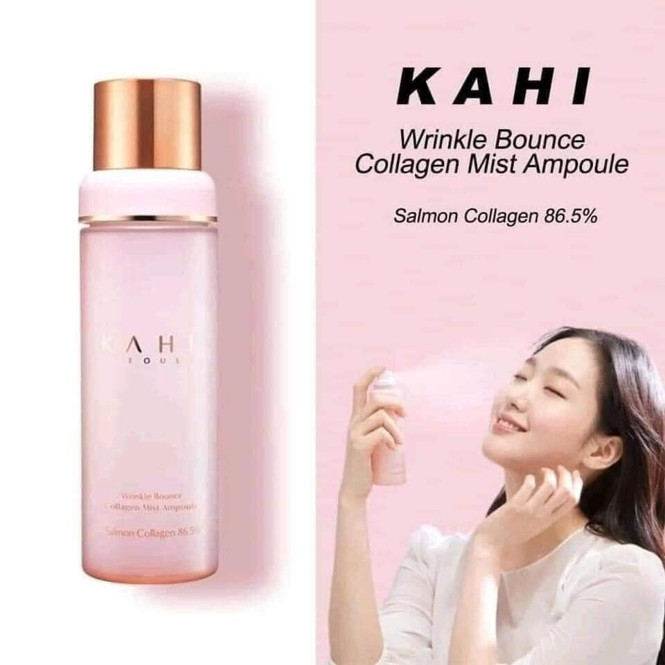 Xịt Khoáng Collagen Tinh Chất Cá Hồi KAHI, Dưỡng Ẩm, Cải Thiện Nếp Nhăn - 60ml [ Auth - Hàn Quốc ] | BigBuy360 - bigbuy360.vn