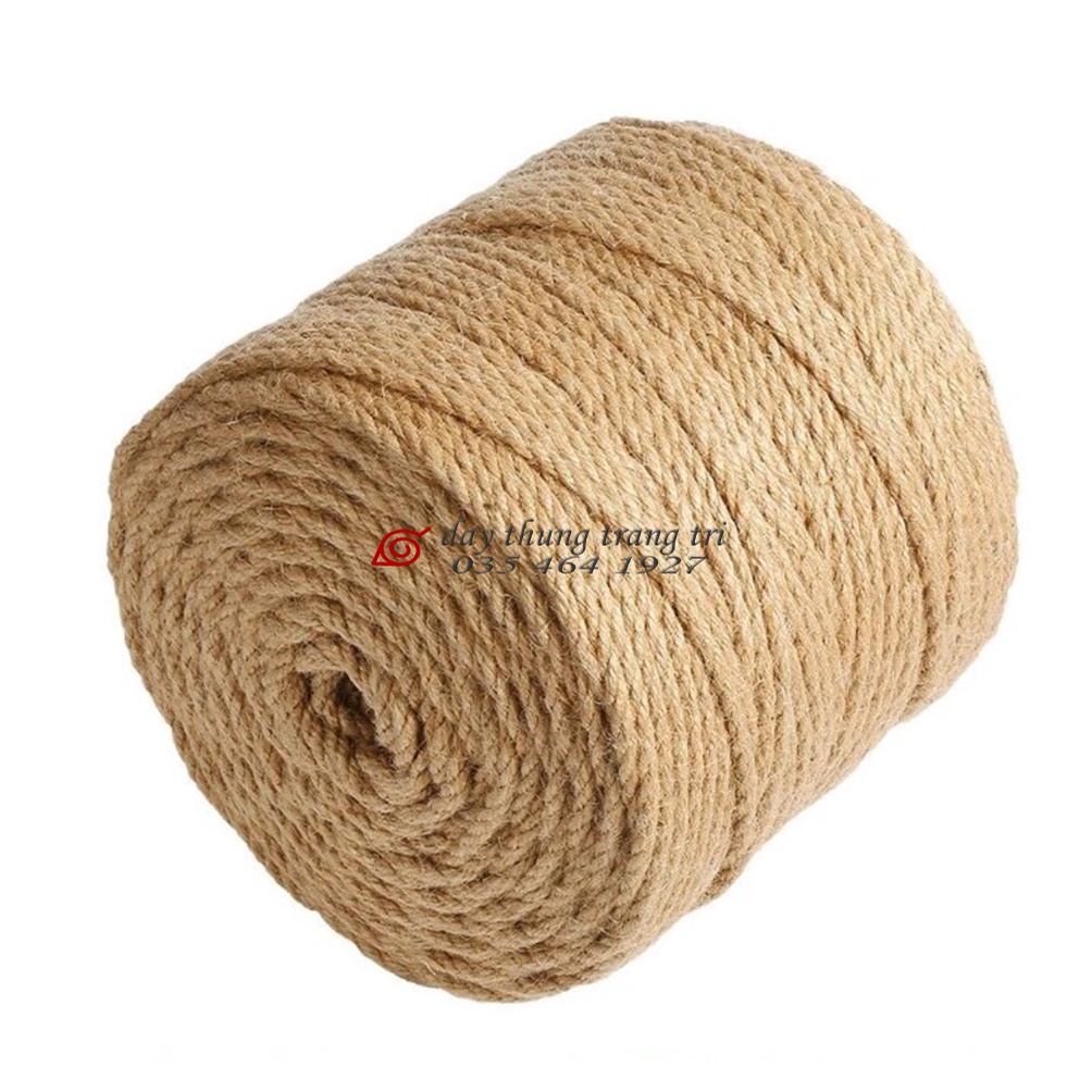Dây thừng trang trí 3mm, dài 100m, làm đồ cào móng mèo, làm đồ handmade