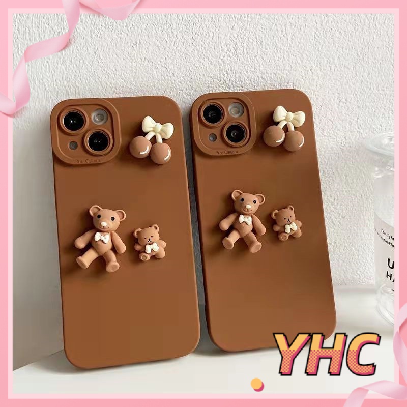 ốp iphone Tpu Hình Gấu Bông tương thích iPhone 6s 6splus 7 7plus 8 8plus X XS XSMAX 11 12 Pro Max Plus Promax-043