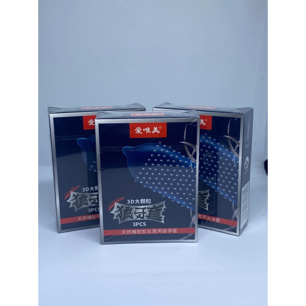 Bao cao su gai đầu - siêu mỏng - hộp 3 chiêc