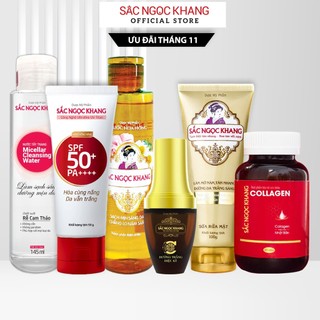 Bộ dưỡng da SẮC NGỌC KHANG 7 món gồm 