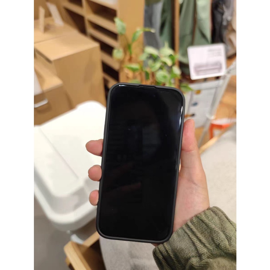 Ốp Điện Thoại TPU Màu Đen Cho iPhone 13 13pro 13prm 11 7Plus 8Plus Xr XS 13 12 Pro Max 14 14pro 14Plus 12 14promax