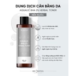 Dung dịch làm sạch và cân bằng da DrCeutics 2% BHA