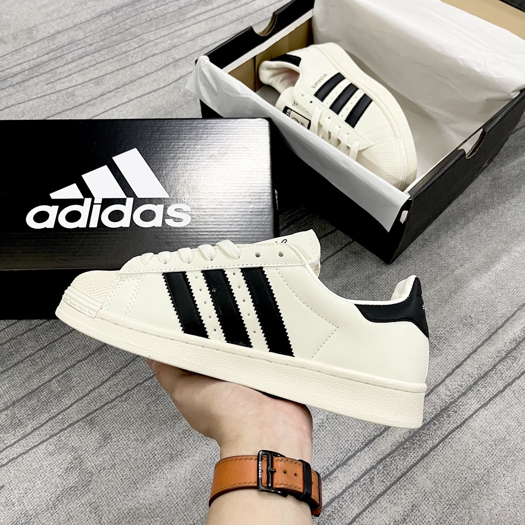 Giày thể thao Adidas Superstar X André Saraiva 'Cream' hot trend 2022_Sneaker Sò kem XO_ Full size_Hàng 1;1